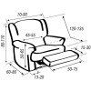Funda de Sillón Relax Diamante