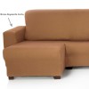Funda de sofá chaise longue elástica Rustica