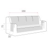Salvasofá Reversible Couch Cover