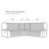 Cubre Rinconera acolchada reversible Couch Cover