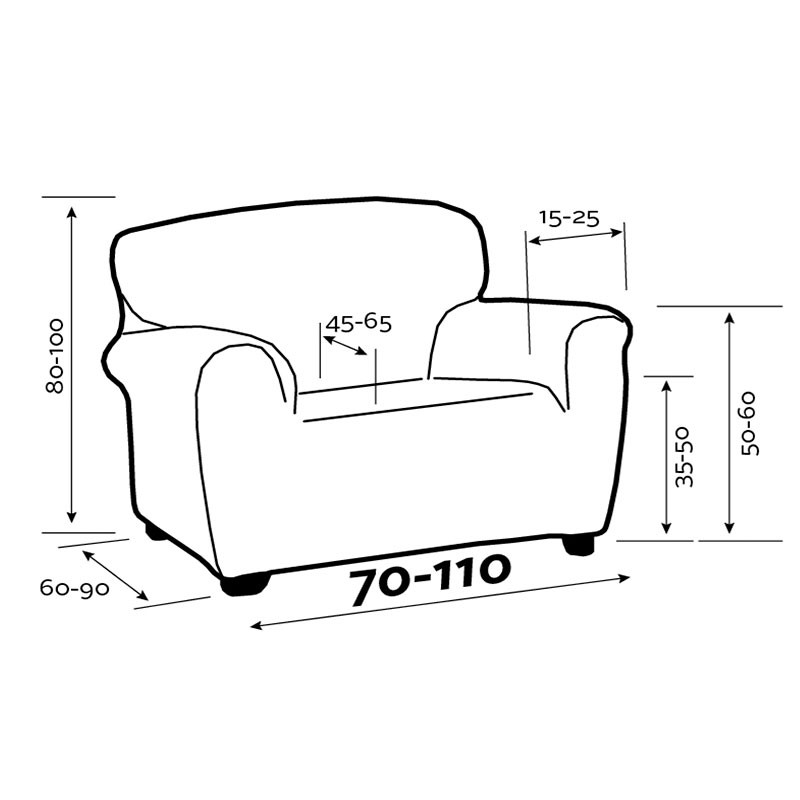 Funda de sofa Emilia - MAXIFUNDAS